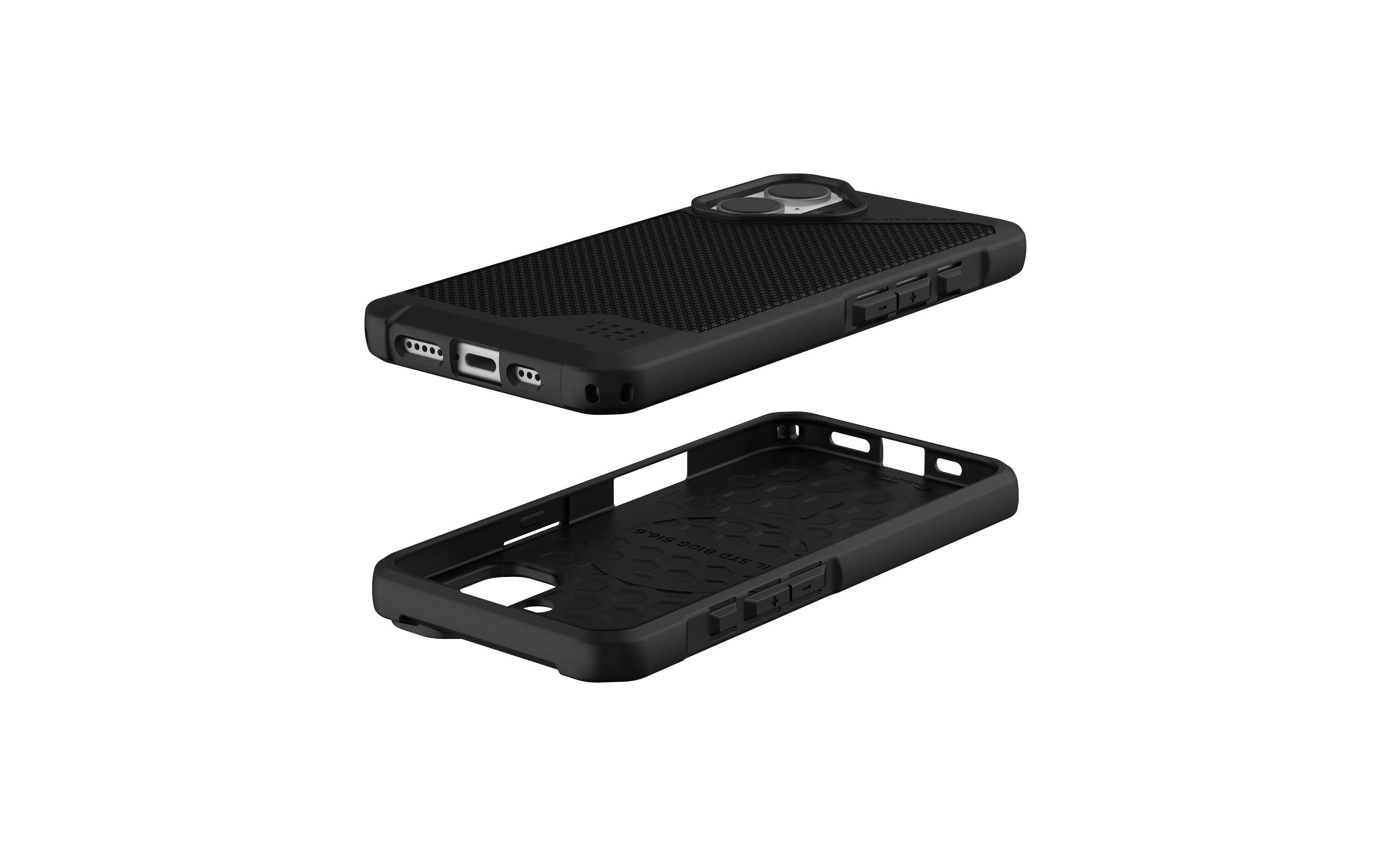 Back Cover Metropolis LT iPhone 16 Kevlar BlackSchutzhülle für das Apple iPhone 16