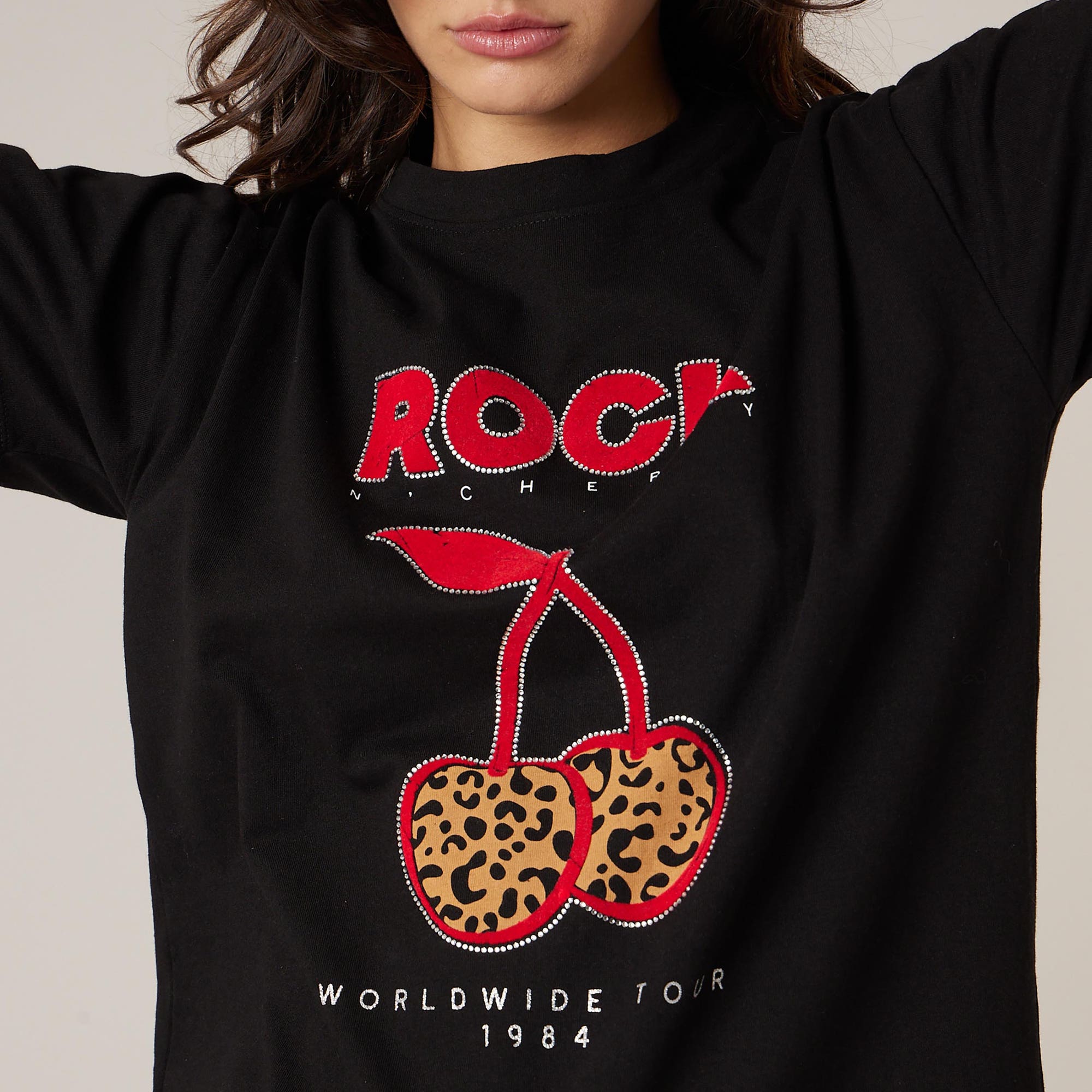 T-shirt Femme noir
