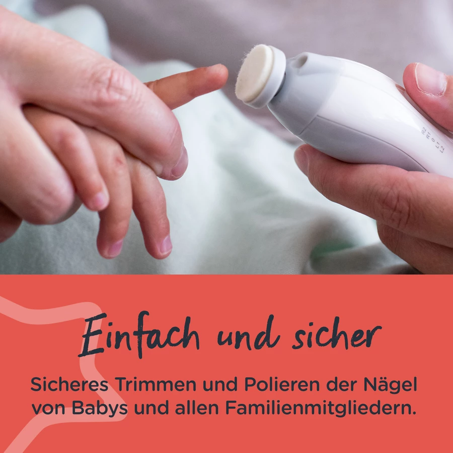 Tommee Tippee Elektrischer Baby-Nagel-Trimmer