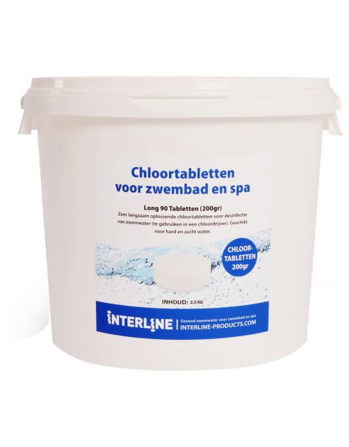 Interline Chloortablet Organisch 20gr - Zwembad-Onderhoud - 2.5 kg