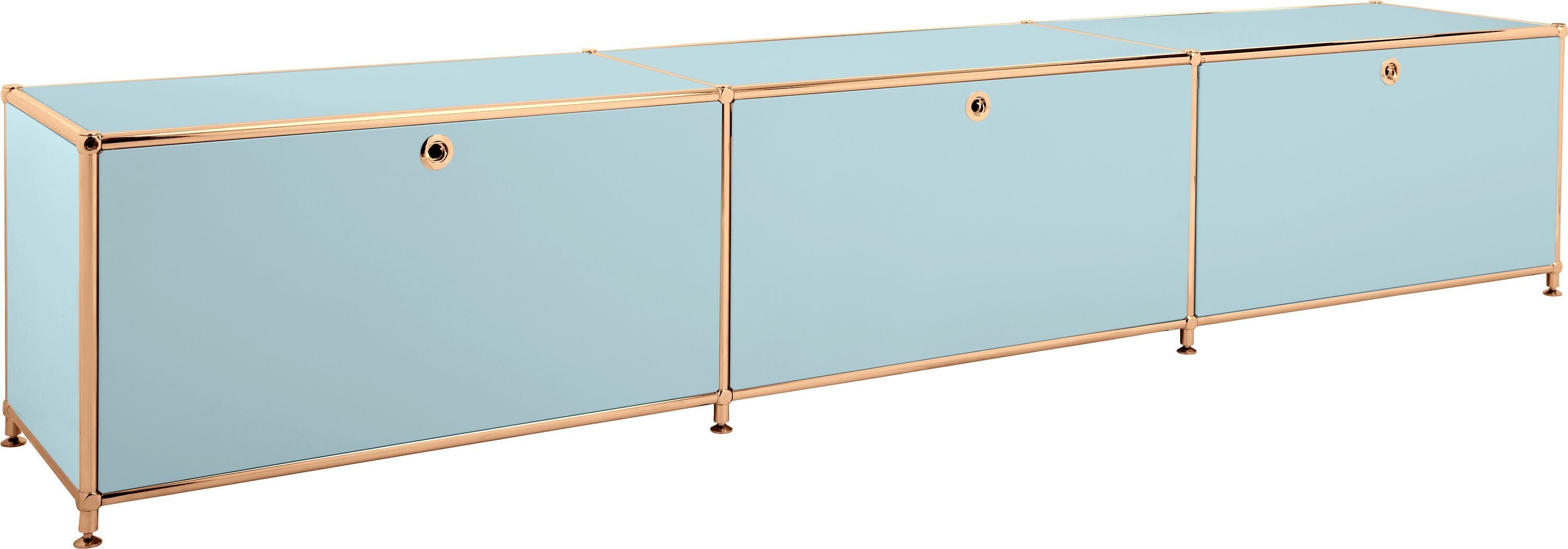 FLEXCUBE Lowboard - Mint / B: 228.0 cm x T: 40.0 cm x H: 43.0 cm