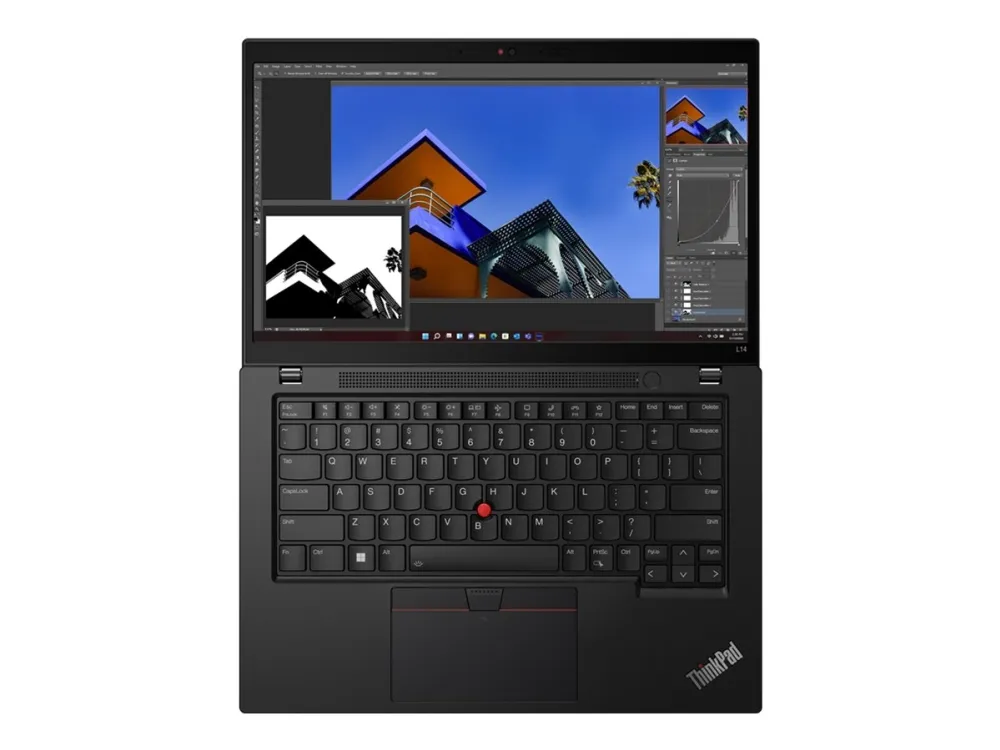 Lenovo ThinkPad L14 Gen 4 21H1 - 180° hængselsdesign - Intel Core i3 - i3-1315U / op til 4.5 GHz - Win 11 Pro - UHD Graphics - 16 GB RAM - 256 GB SSD TCG Opal Encryption 2, NVMe - 14