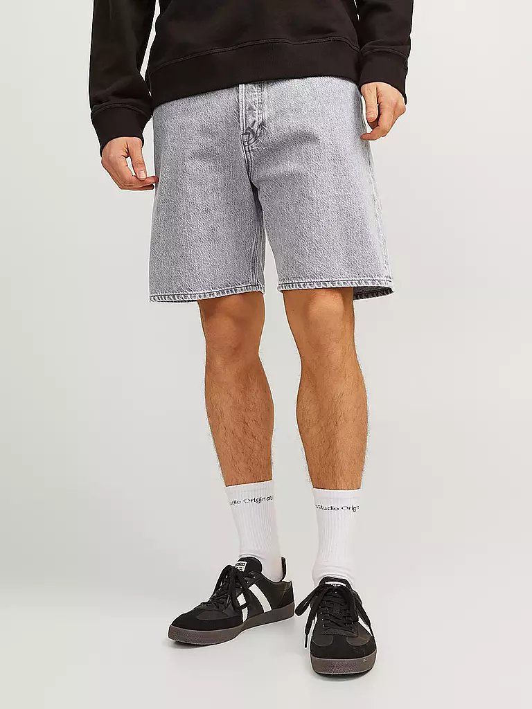 JACK & JONES Jeansshorts JJITONY hellgrau