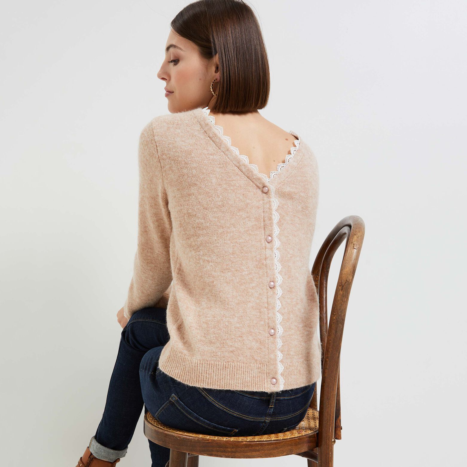 Gilet Pull 2 en 1 femme