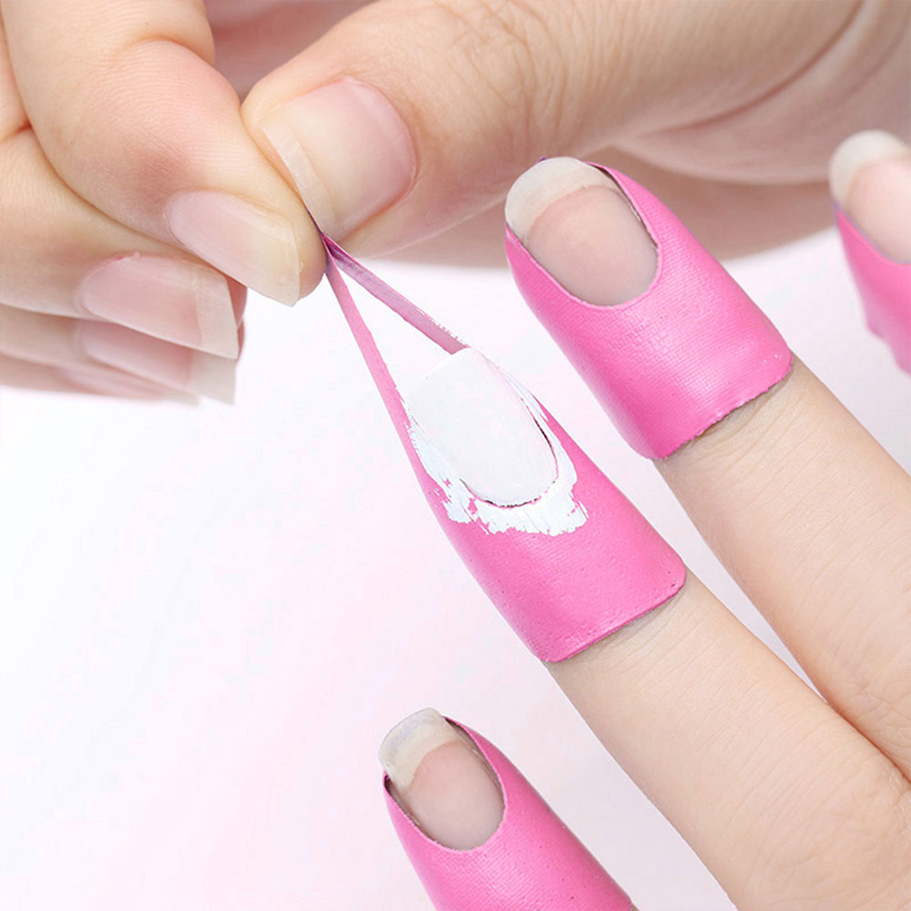 (10er Set) Strippen Band Anti-Spritzschutz Fingernägel Aufkleber