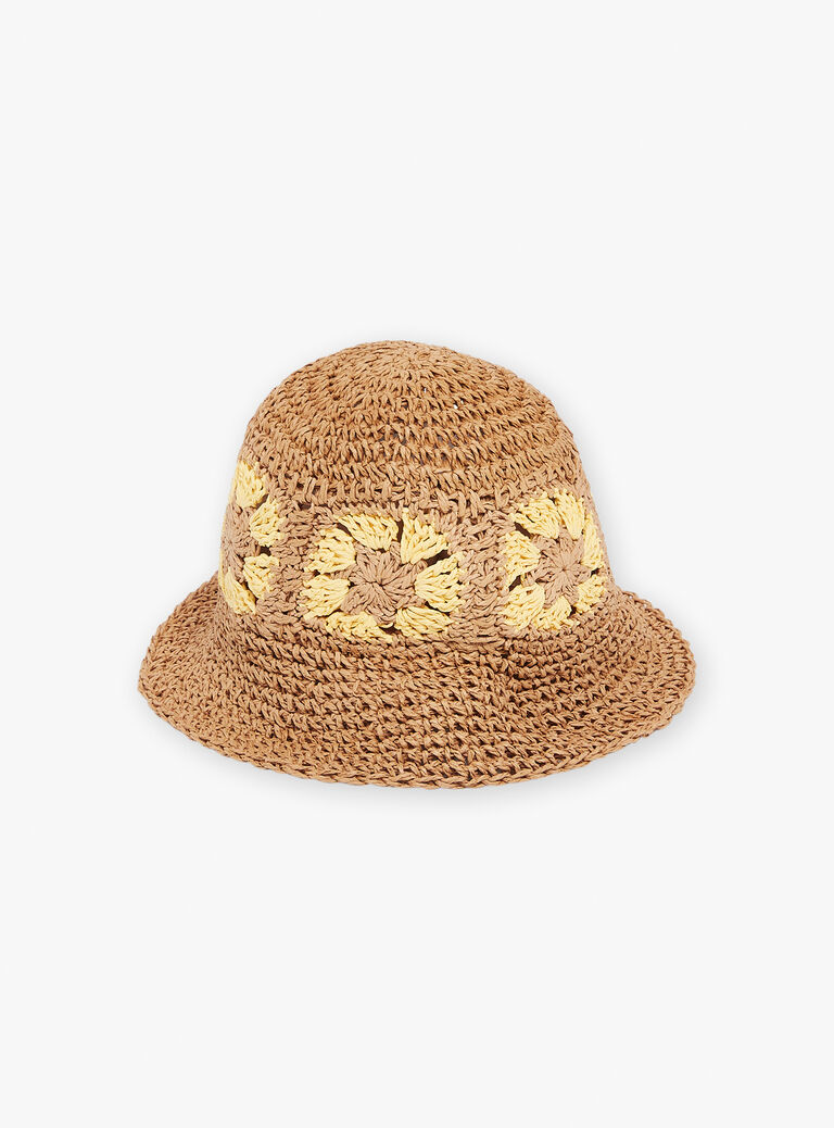 Chapeau de paille naturel
