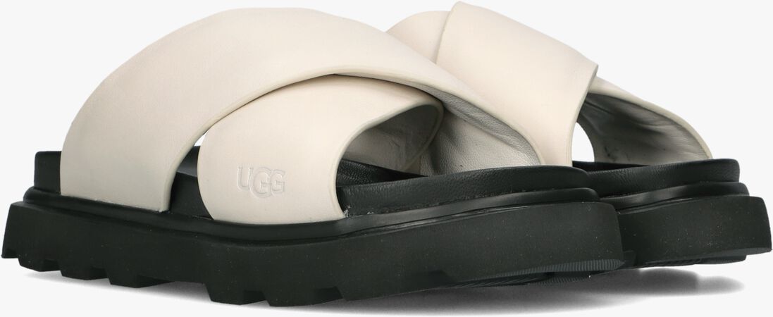 beige ugg slippers capitelle crossband