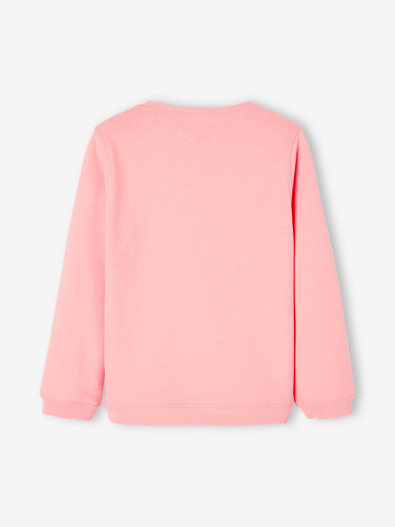 Moletom rosa chiclete para meninas