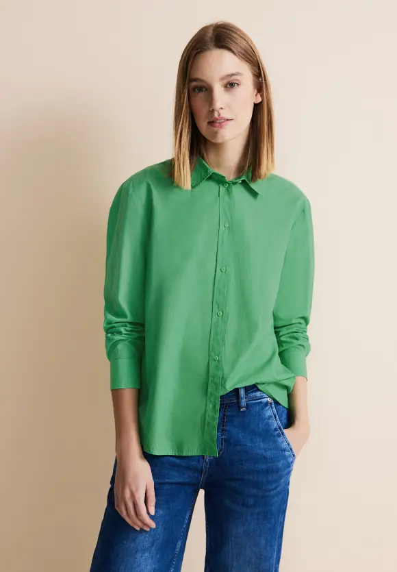Streifen Hemdbluse - fresh spring green