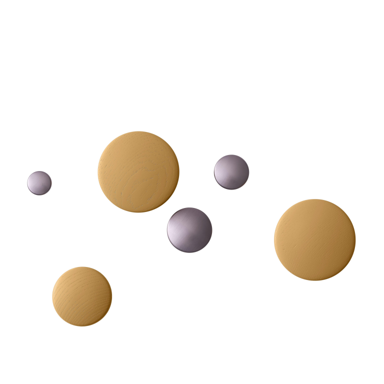 Muuto The Dots Metal haak Ø5 brass