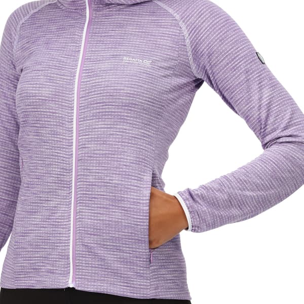 Veste polaire randonnée REGATTA W YONDER HOODY LIGHT AMETHYS