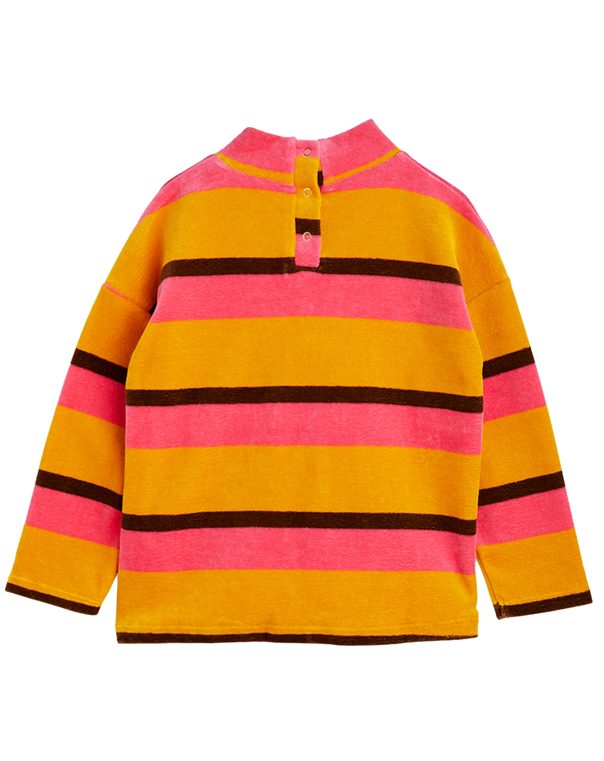 Velours-Pullover STRIPE in multi