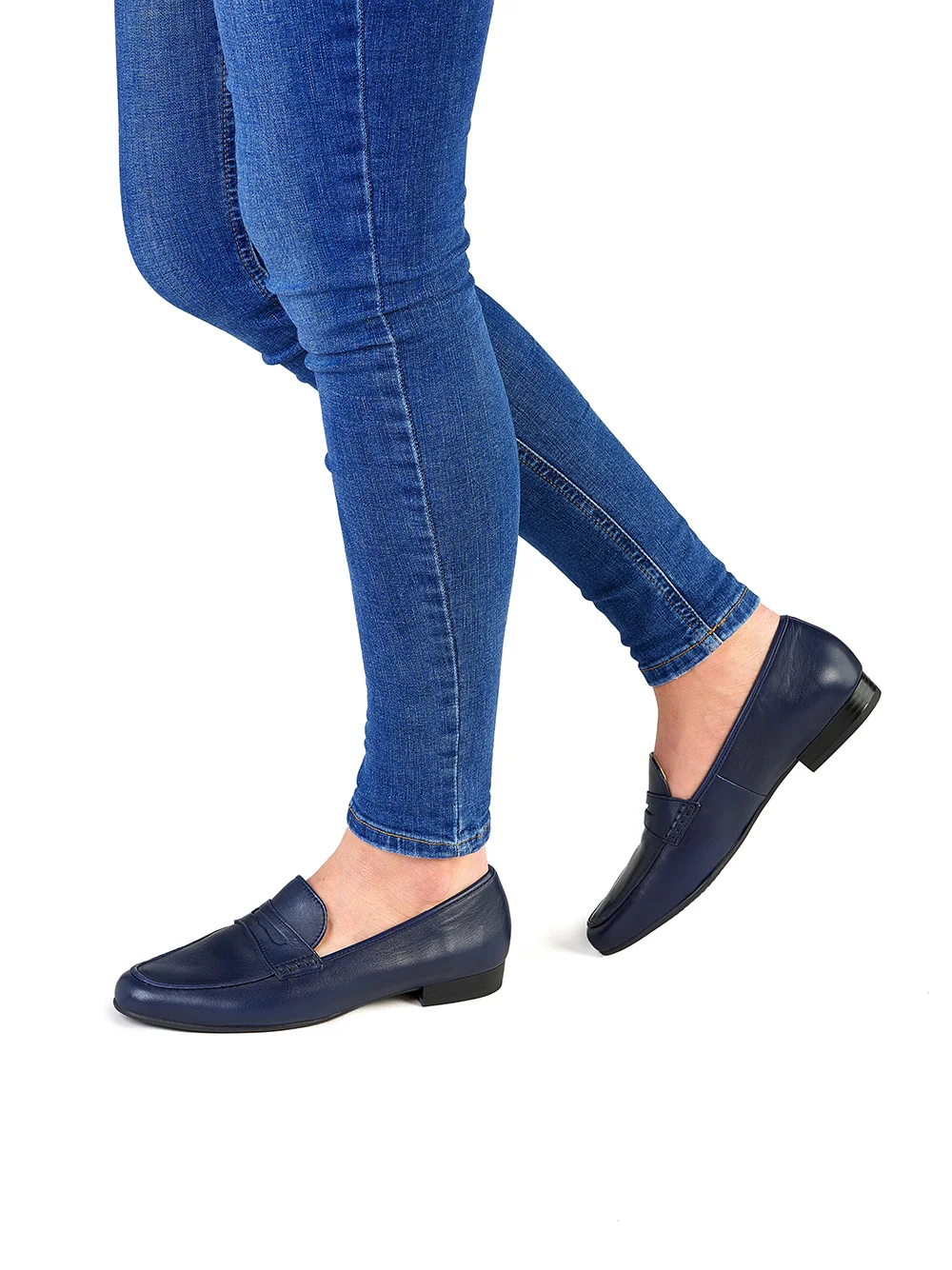 College Slipper Kent blau
