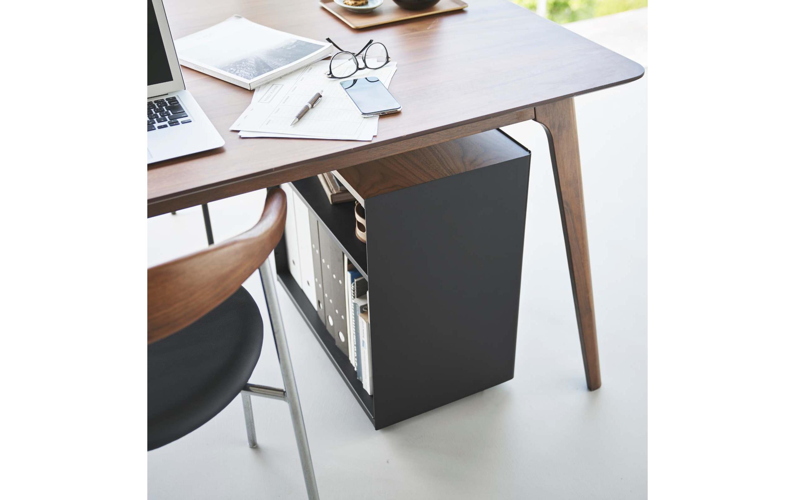 Servierwagen Tower 60.3 x 59 cm, Schwarz<br>Halbgeschlossener Aufbewahrungswagen