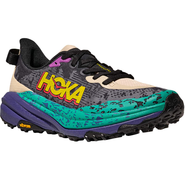Chaussure trail HOKA ONE ONE SPEEDGOAT 6 W OATMEAL / MOUNTAIN IRIS