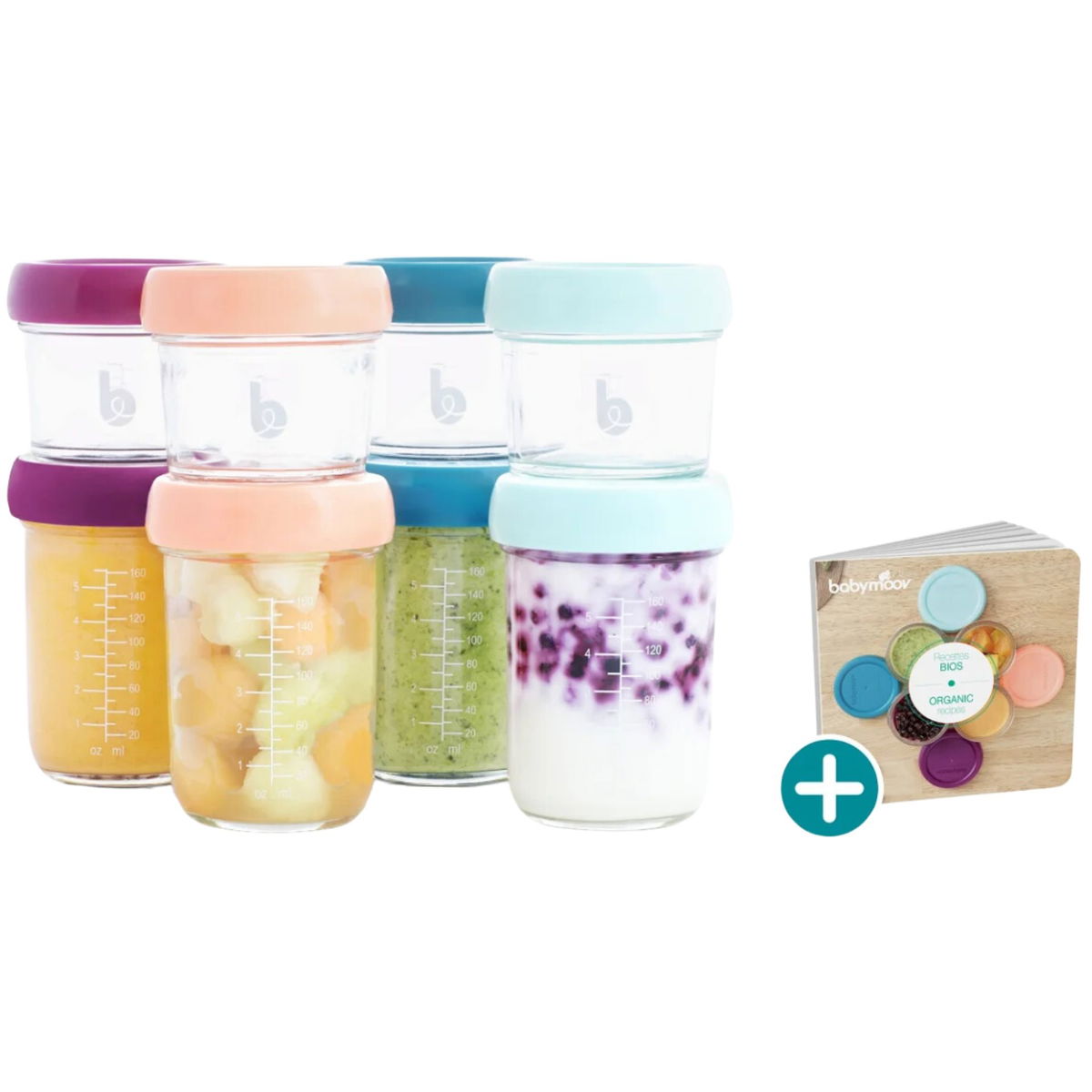 BabymoovBabymoov   Glas Babybols Multiset mit Rezeptbuch