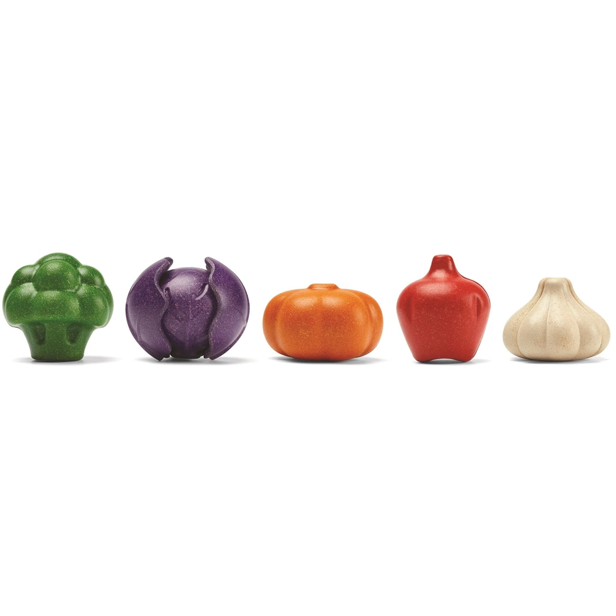 PlanToys Gemüse 5-farbiges Set