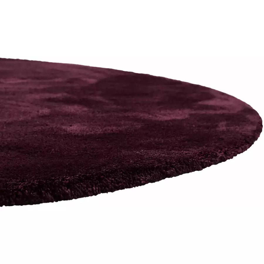 Homie Living Hochflorteppich Pisa bordeaux rot