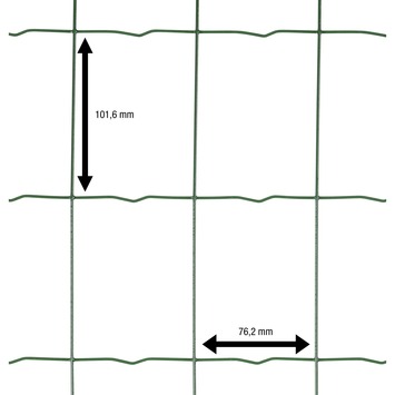 Betafence tuingaas 100 cm x 25 m groen