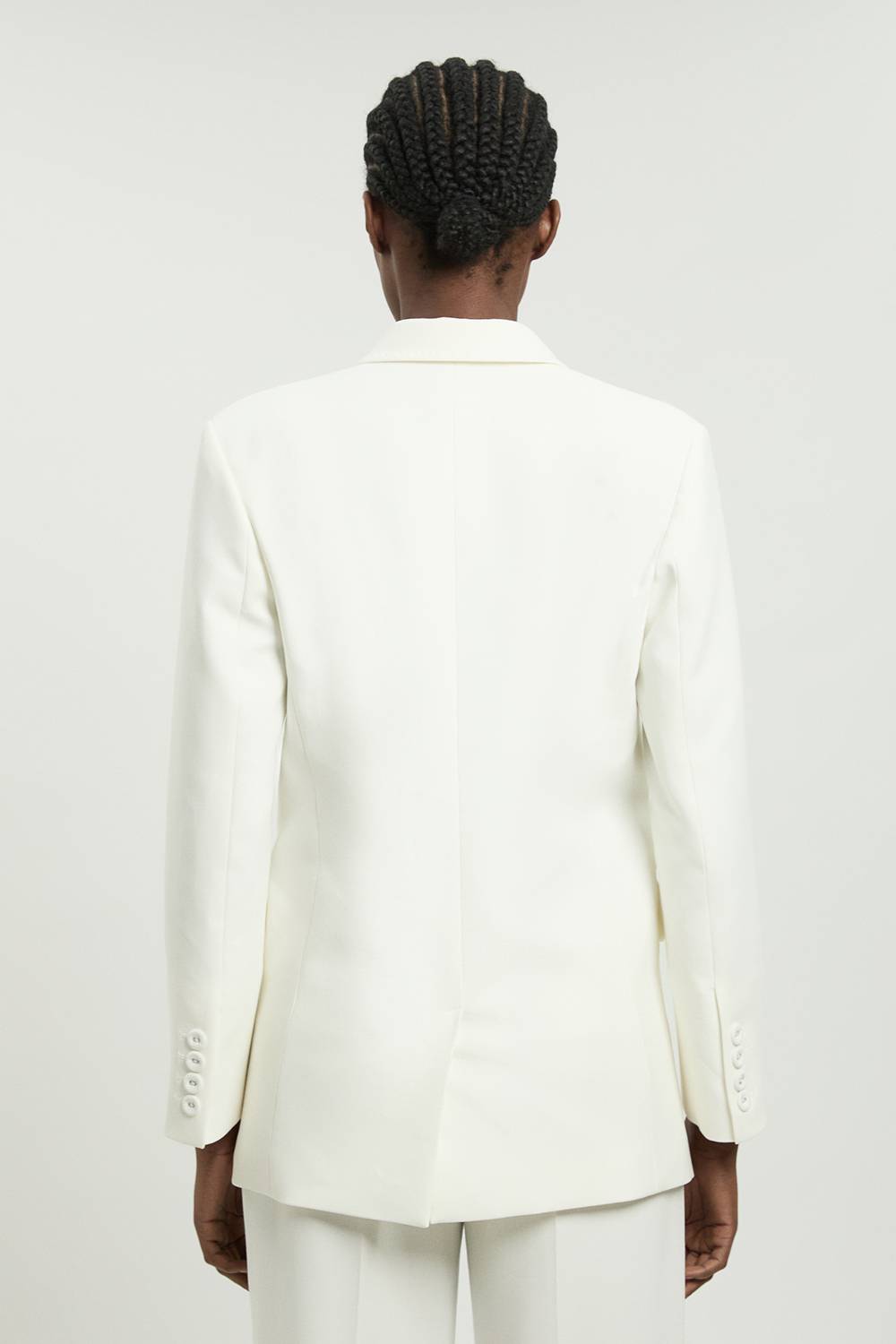 KarenMillen Blazer Cintré À Double Boutonnage Avec Manches Froncées Petite