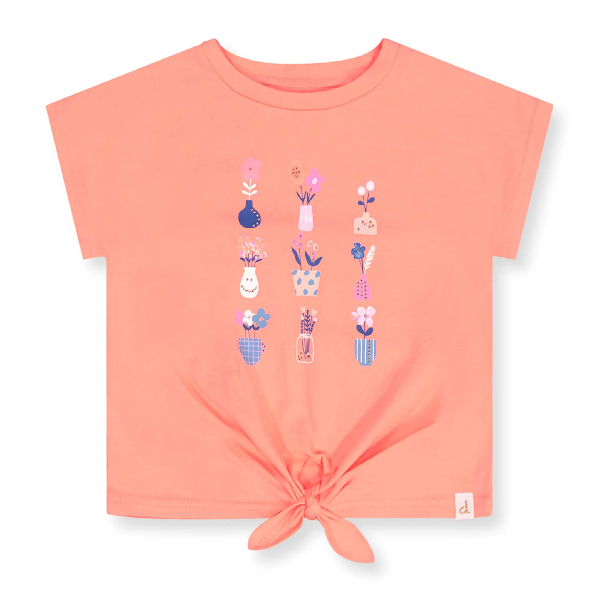 Deux par Deux T-shirt Noeud Champs 7-10ans