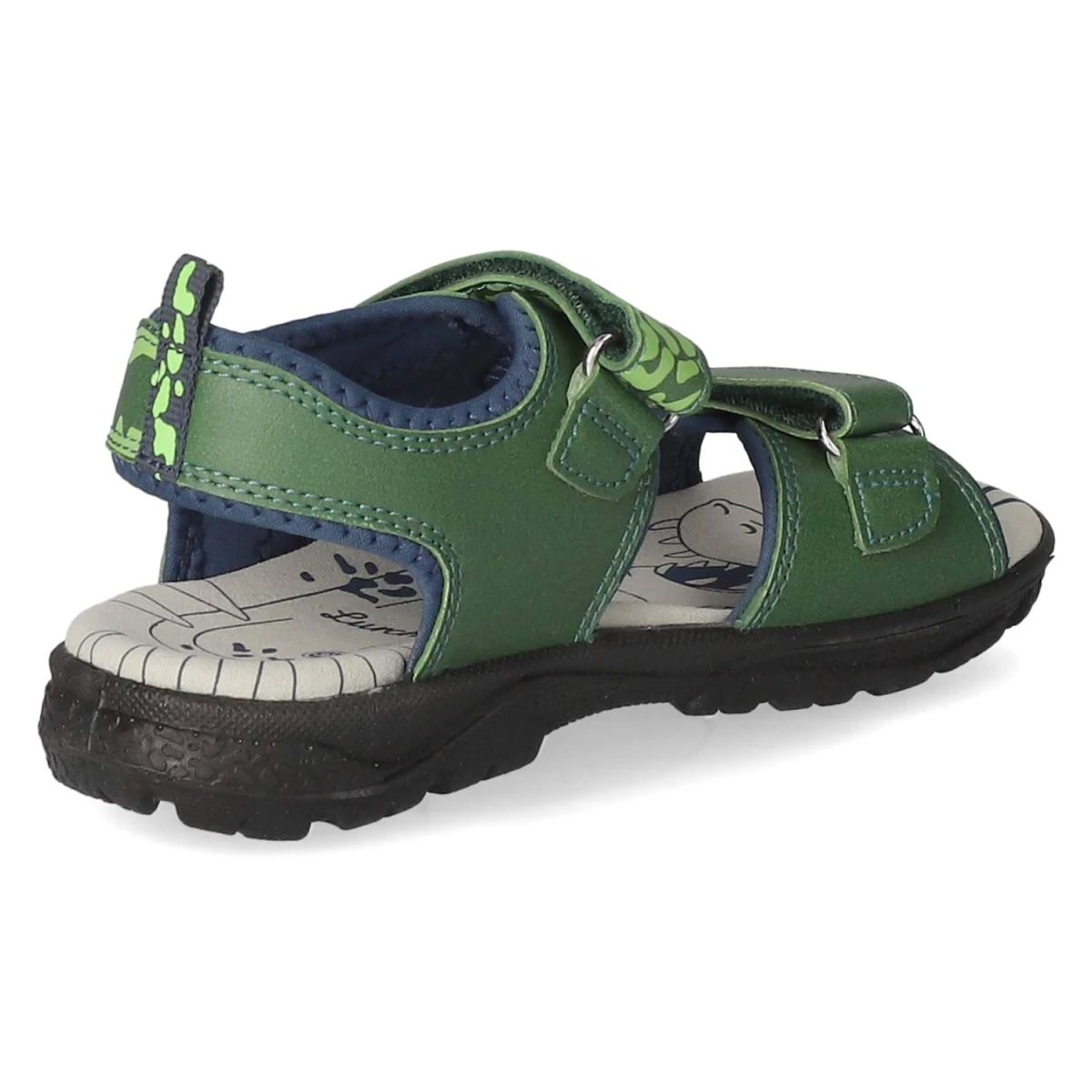 LurchiSandalen KROKI - dkgreen-navy