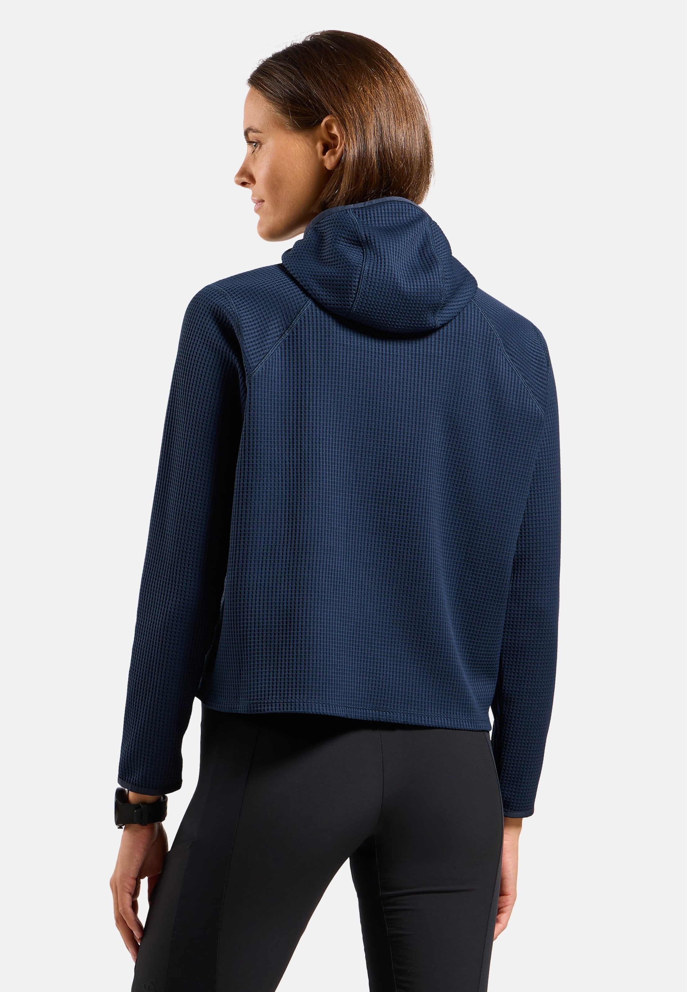 Cubic Multisport Mid Layer mit Kapuze in dark sapphire