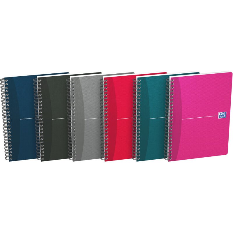 Cahier office Essentials Oxford A5 ligné 7 mm - 180 pages