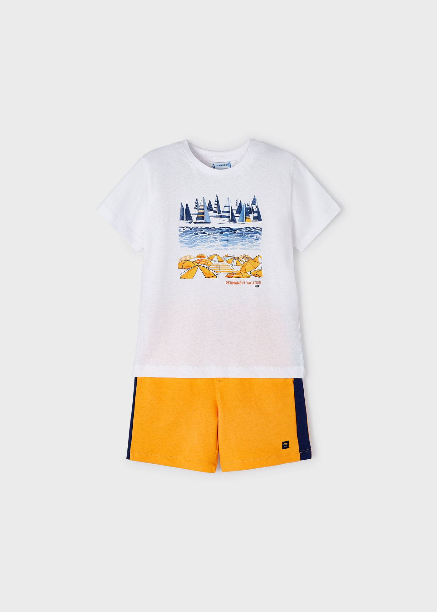 Conjunto de duas peças com estampa para menino