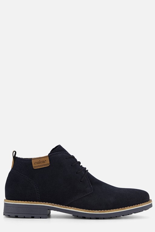 Rieker Veterboots blauw Synthetisch