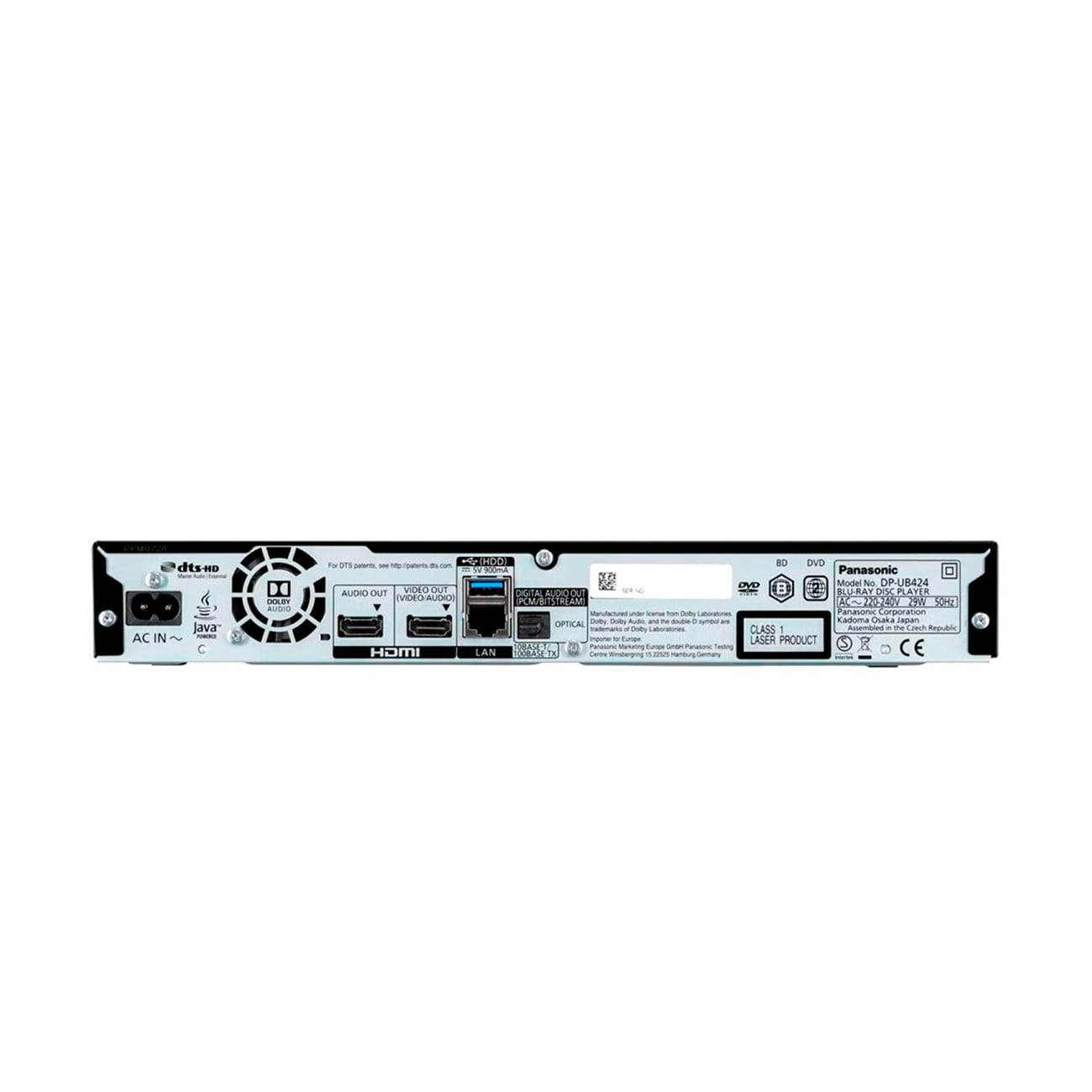 Panasonic Blu-ray Player DP-UB424