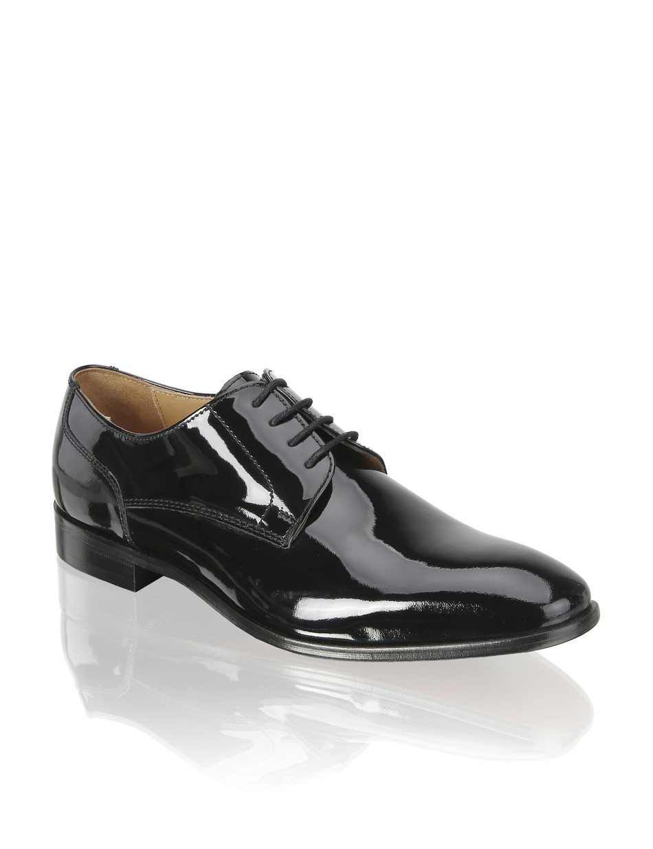 Lackleder Eleganter Schnürer