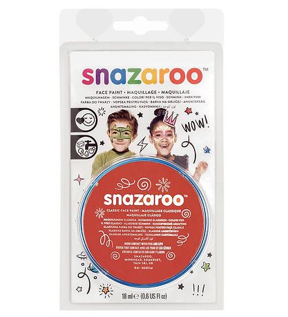 Snazaroo Kinderschminke - 18 ml - Leuchtendes Rot