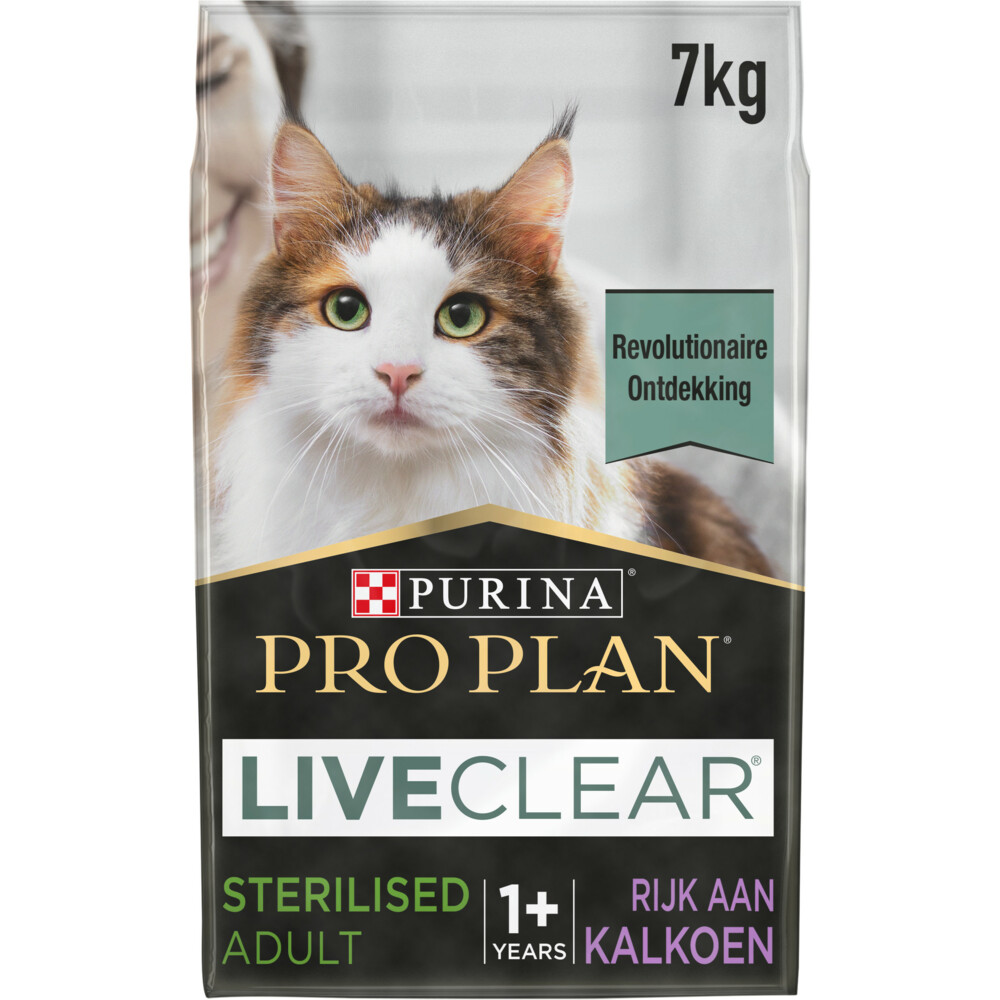Pro Plan LiveClear Sterilised Adult 1+ Kalkoen7 kg