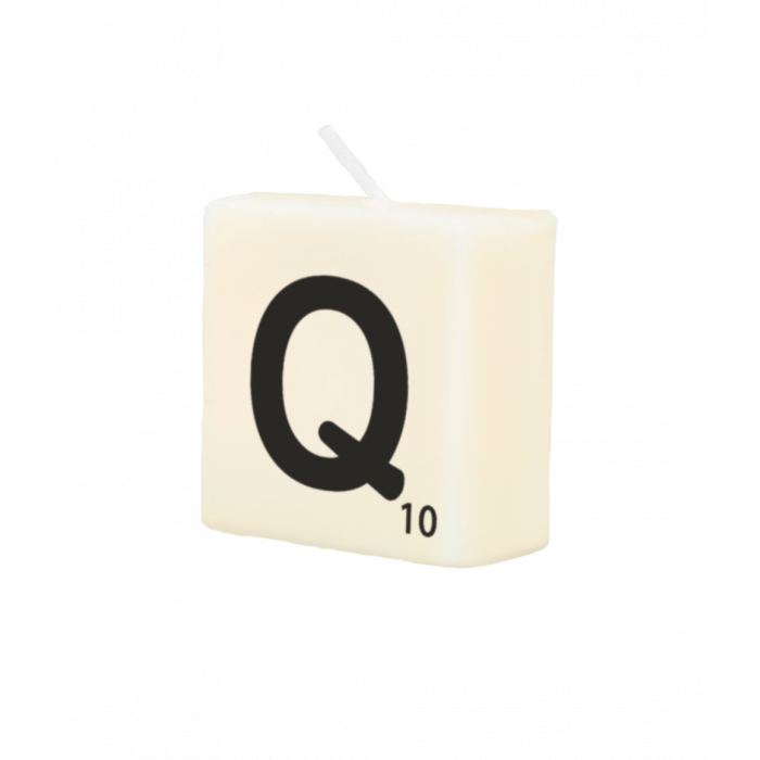 Letter Kaarsje Q 4cm