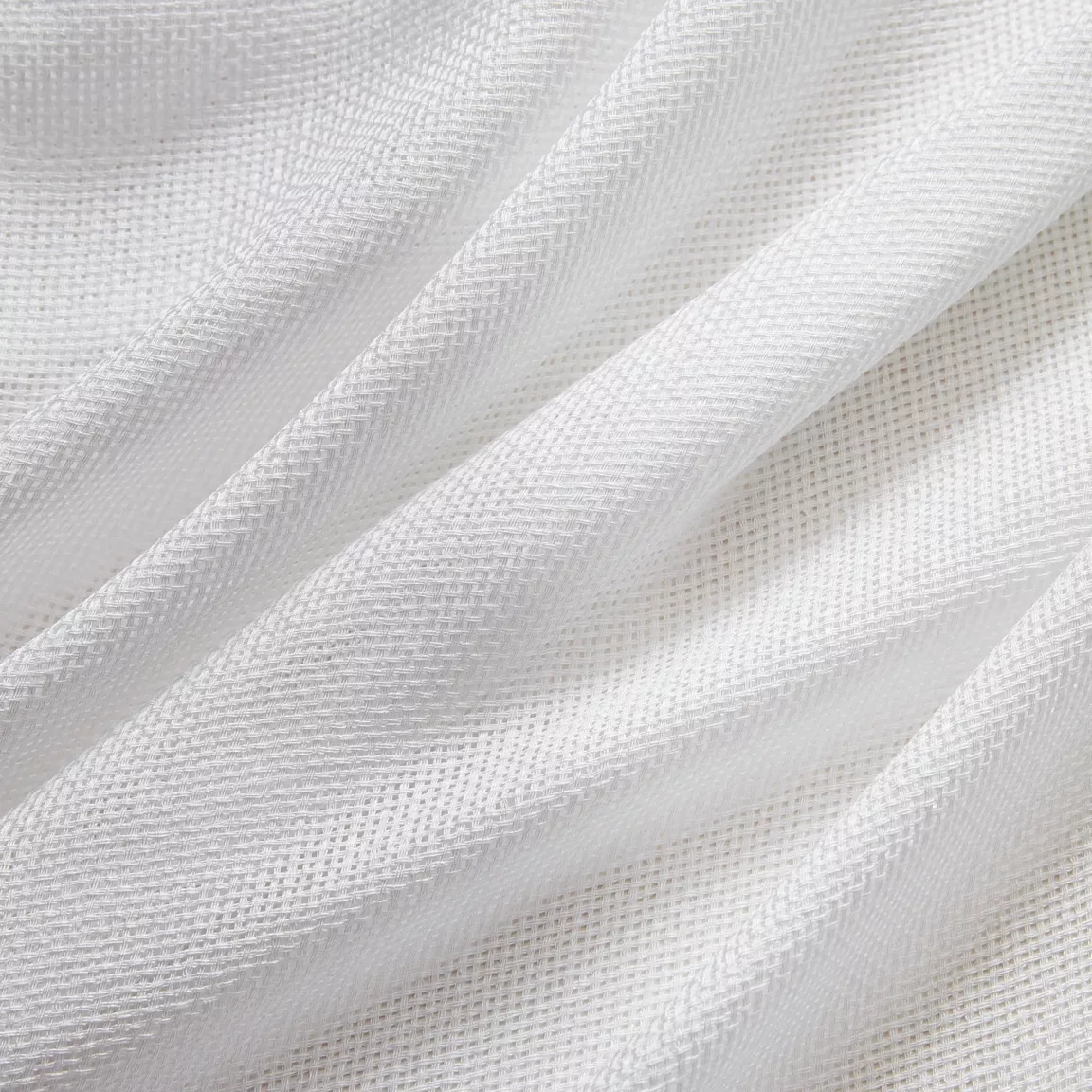 Voilage œillets effet lin (140 x 280 cm) Luca Blanc