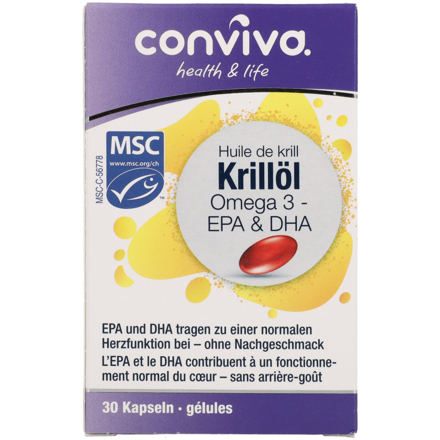 conviva Krillöl MSC 30 Stück