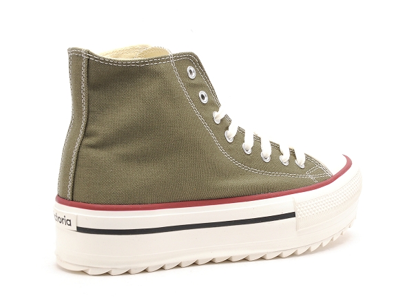 Victoria boots bottine femme tribu doble lona  1061121 kaki