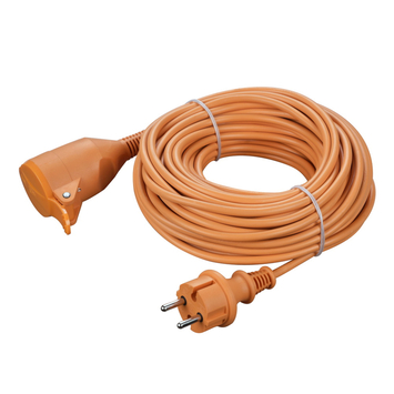 Handson Verlengsnoer Oranje 2x1,5mm 20 Meter IP44