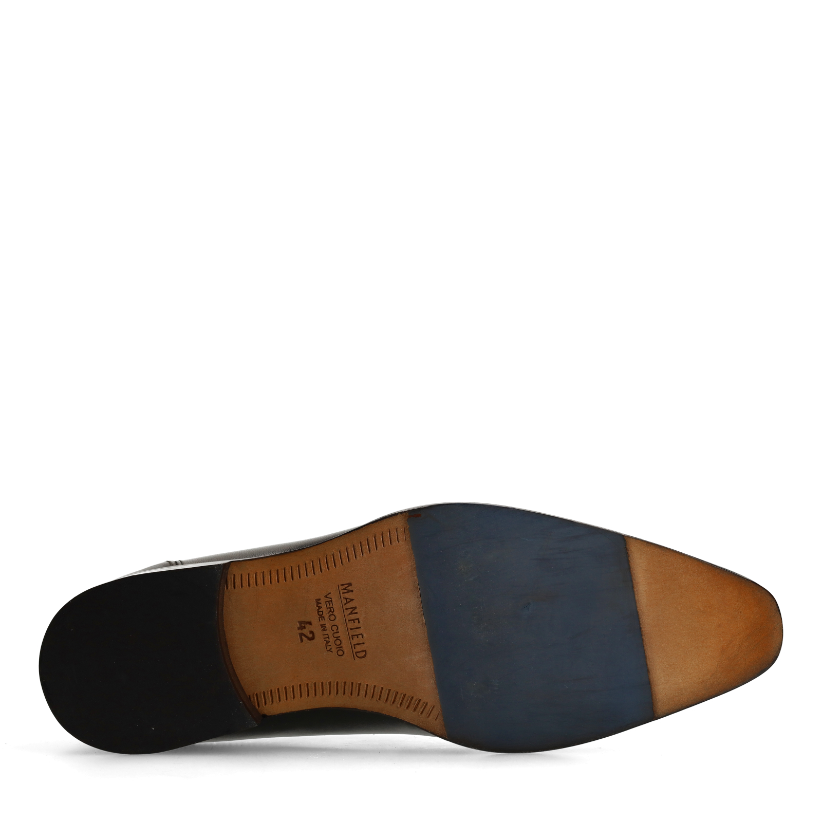 Zwarte leren veterschoenen