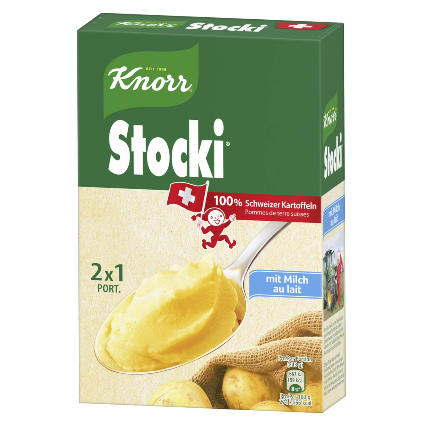 Knorr Stocki Kartoffelstock mit Milch 2x1 Portionen