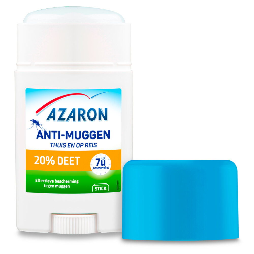 2x Azaron Anti Muggenstick 20% DEET50 ml