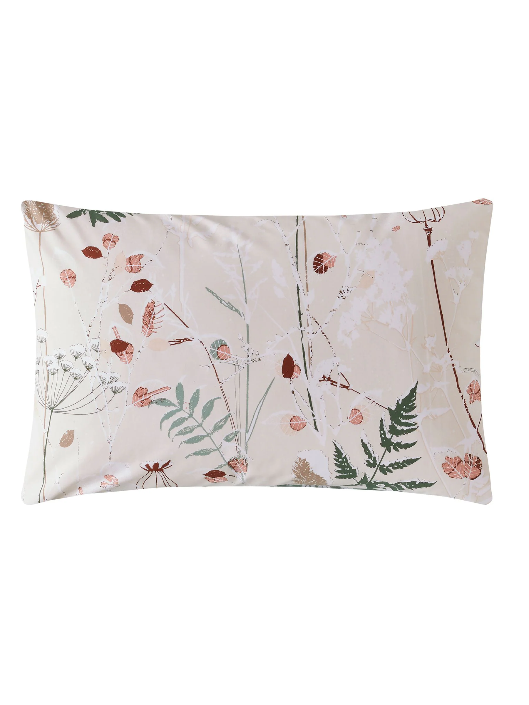 Laura Ashley Christmas 100% Cotton Frost And Ice Duvet Cover and Pillowcase Set