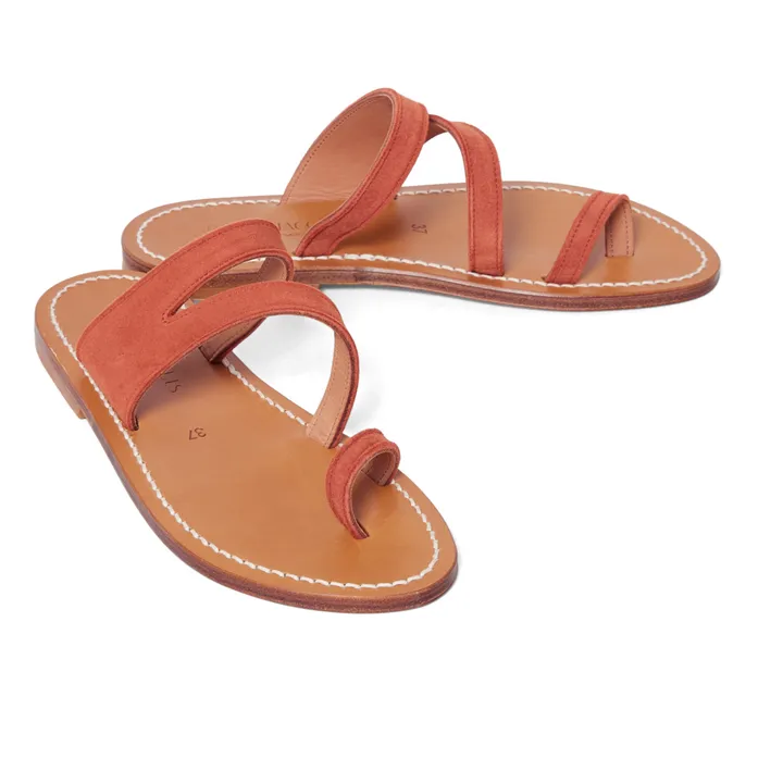 K.Jacques Sandales Mercator | Rouge brique