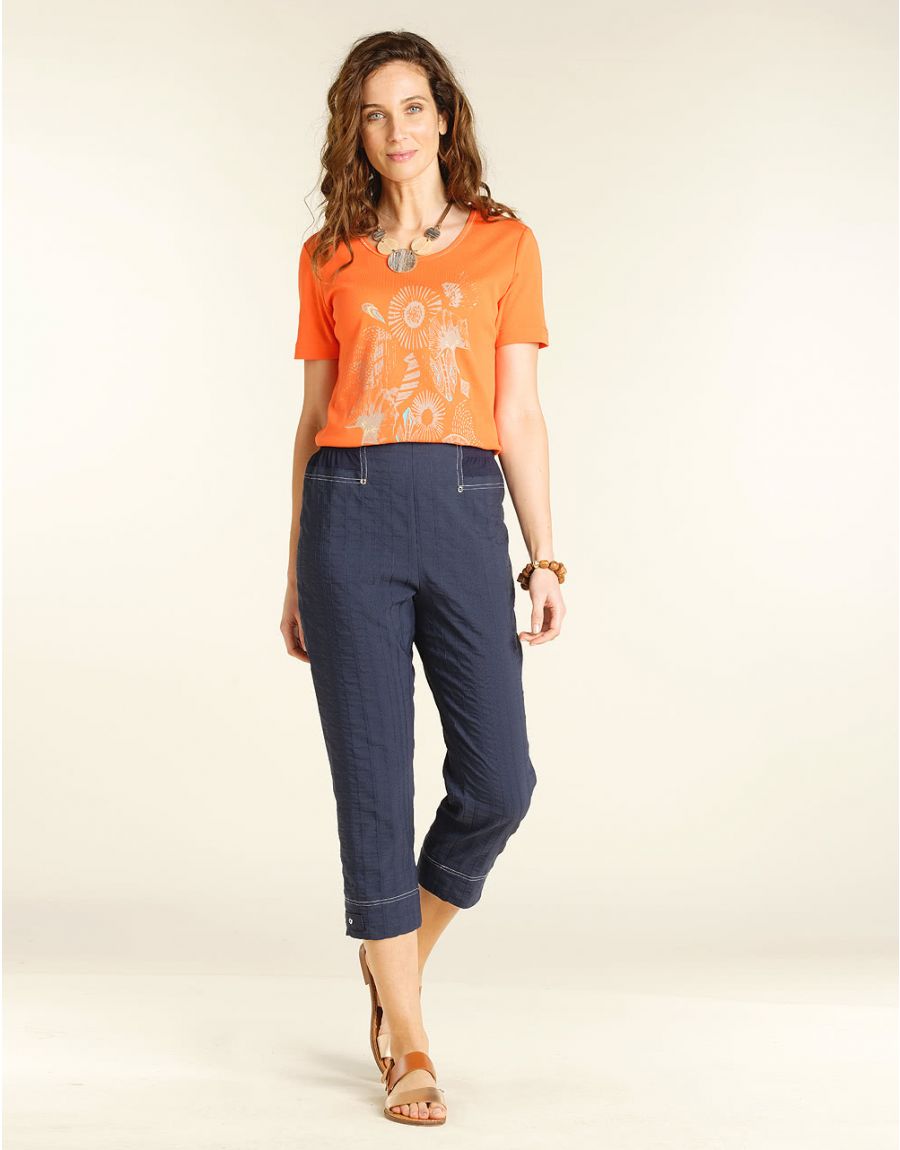 T-shirt 100% coton orange