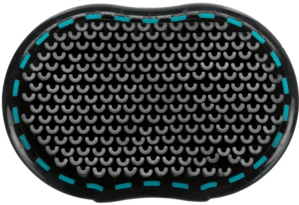 Trixie Upholstery and textile brush, TPR, 7 × 10 cm, sort/turkis