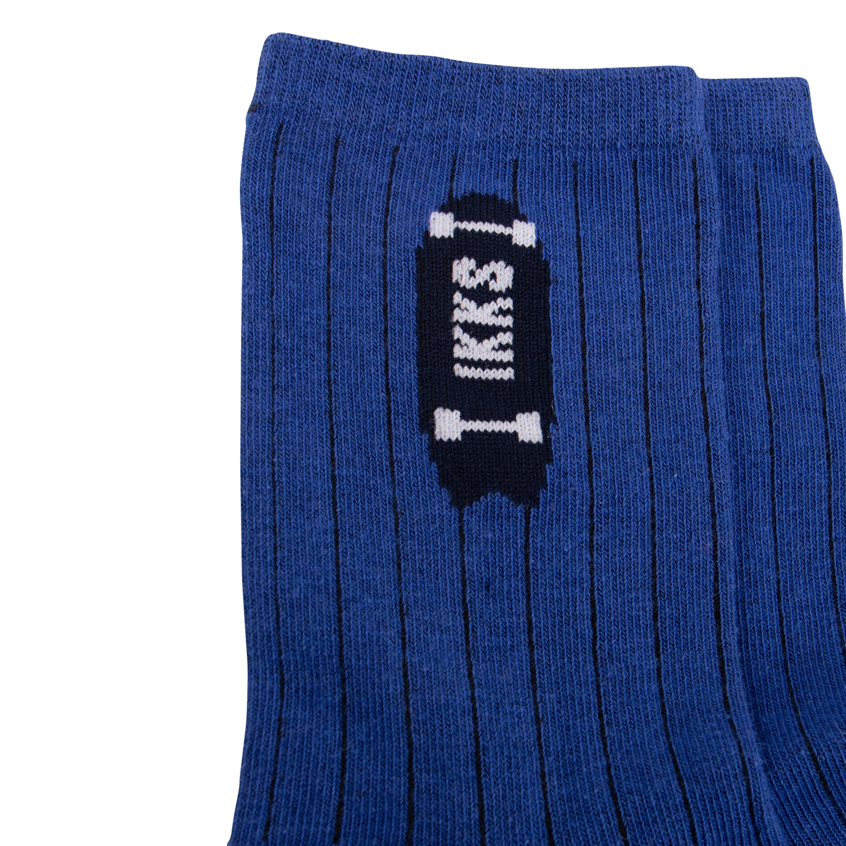Lot de trois paires de chaussettes en coton mélangé | Bleu