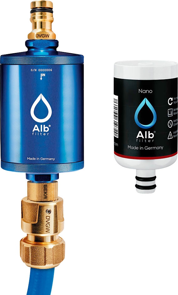Alb Filter MOBIL Nano Trinkwasserfilter - Mit GEKA Anschluss - Blau