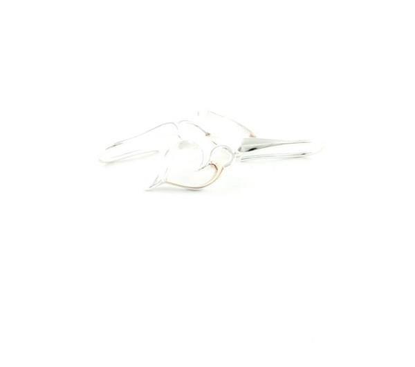 Unique And Co Sterling Rose Gold Plated earrings