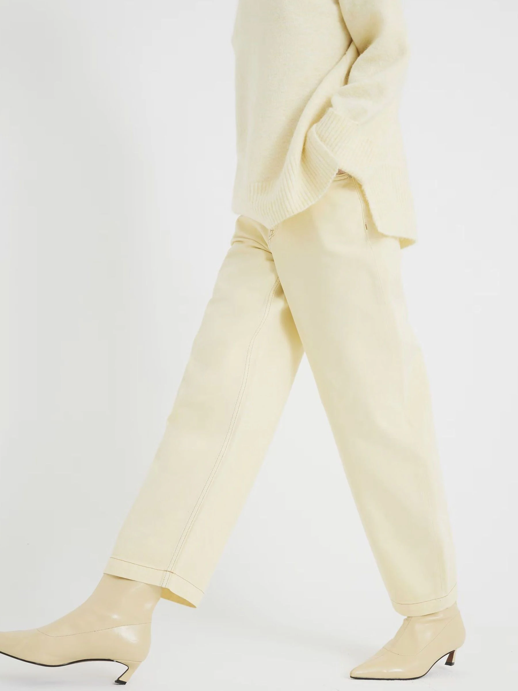 Roomgeel - River Island Seamed Barrel Jeans